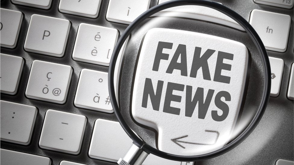 imagem fake news
